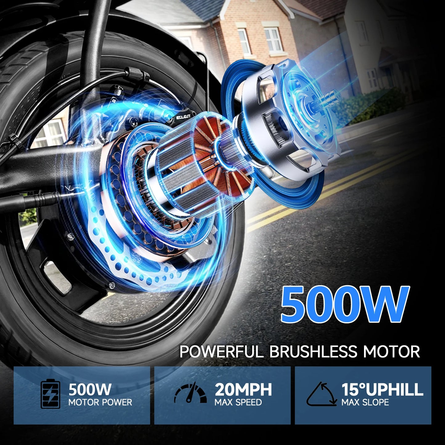 Folding Electric Bike With 500W Peak Motor And 432Wh Battery