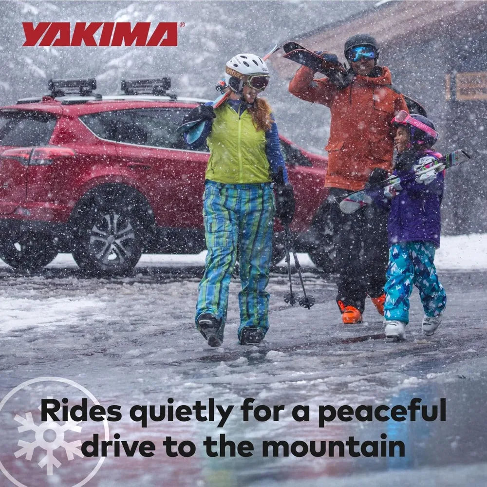 Yakima PowderHound 6 Ski And Snowboard Roof Rack Carrier