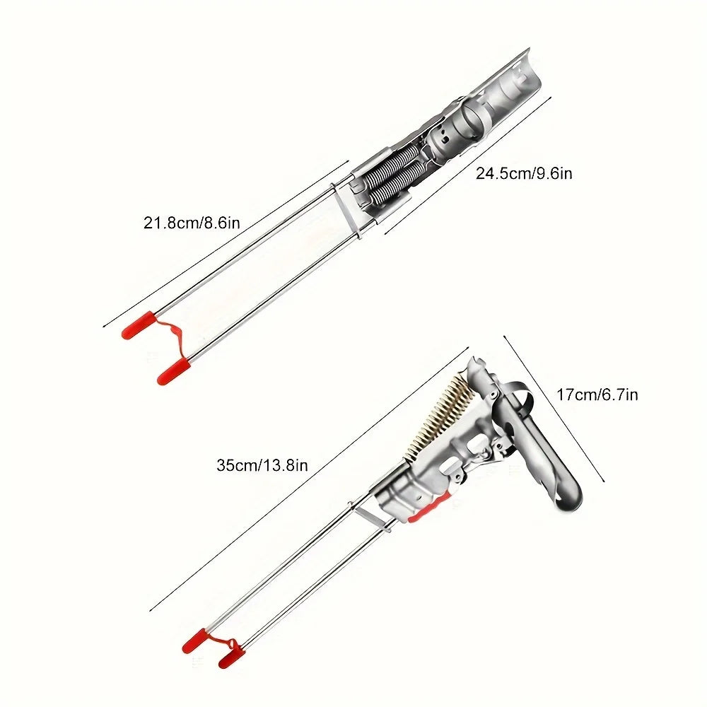 Automatic Spring Fishing Rod Holder Adjustable Folding Stainless Steel